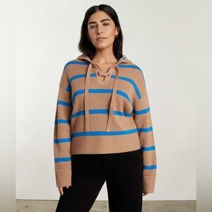Everlane The lace up smock sweater